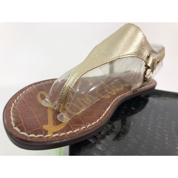 Sam Edelman Women's Greta Jute Met Lea Flat Sandal - Picture 5 of 7